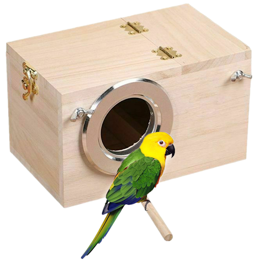 High Quality Wooden Bird Cage Nesting Box Breeding Hatching Nest for Parakeet Budgies Cocktail Finch Lovebird Parrot Bir