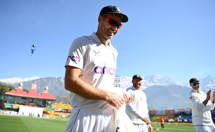 James Anderson of England. Picture: GARETH COPLEY