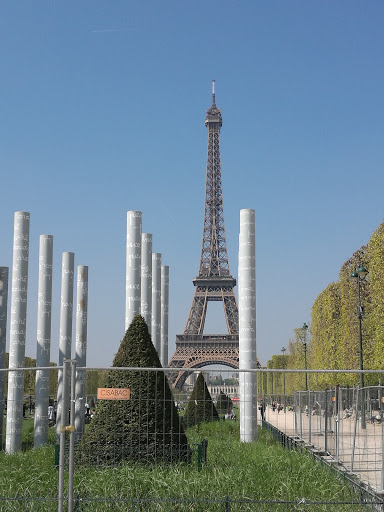 Eiffel Tower from the wall of 