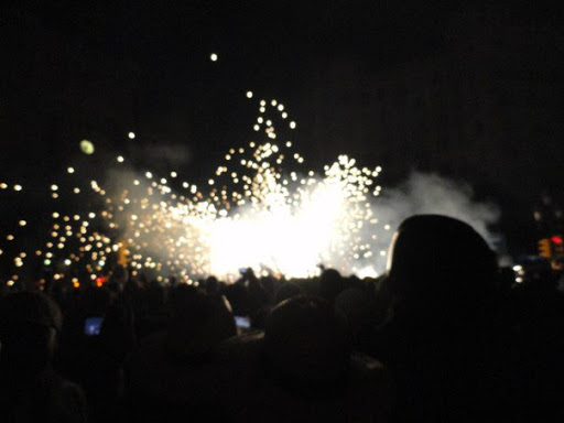 Correfoc The Fire Run Barcelona Spain 2010