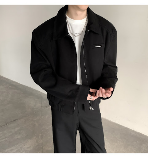 Title 2, Autumn and Winter PU Shuai Mei style padded sho...