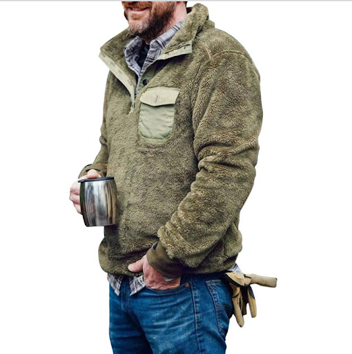 Title 4, Autumn and Winter New Leisure Fleece Thickened ...