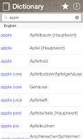German English Dictionary Screenshot 2 of 6