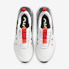 womens air max up white/black/bright crimson/platinum tint