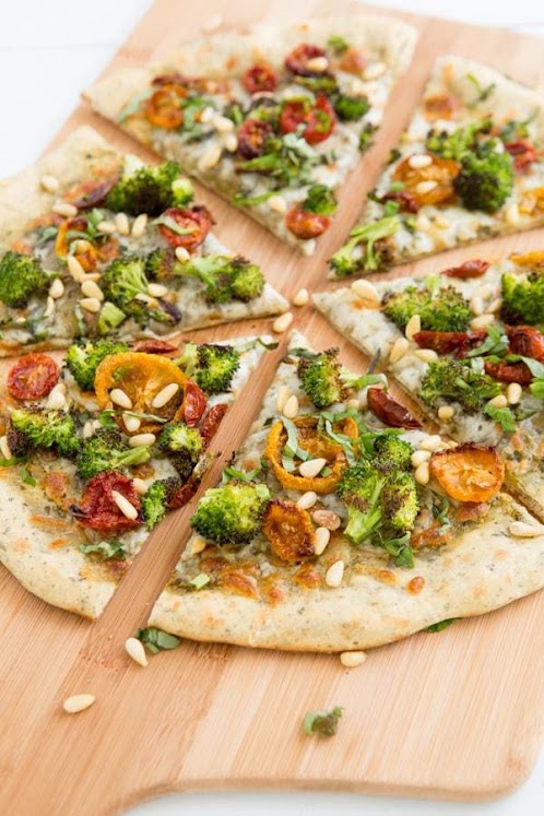 Roasted Broccoli & Sun-Dried Tomato Pizza