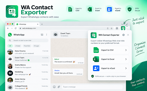 Chat Number Exporter screenshot 3