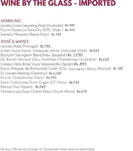 The Wine Rack menu 3