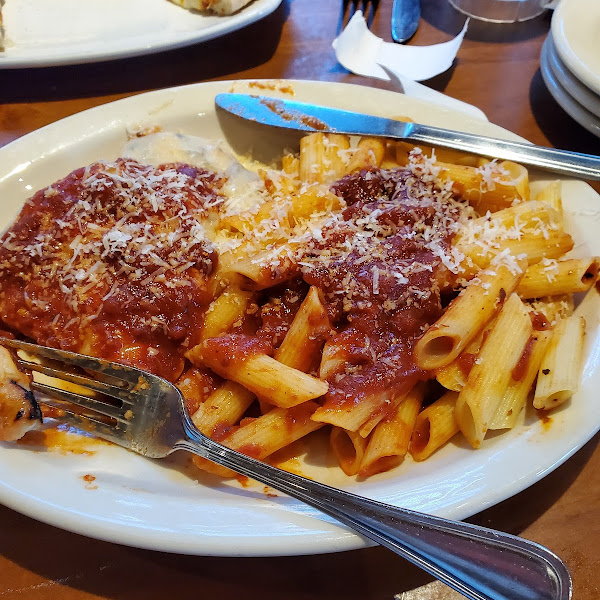 Grilled chicken and gf pasta!