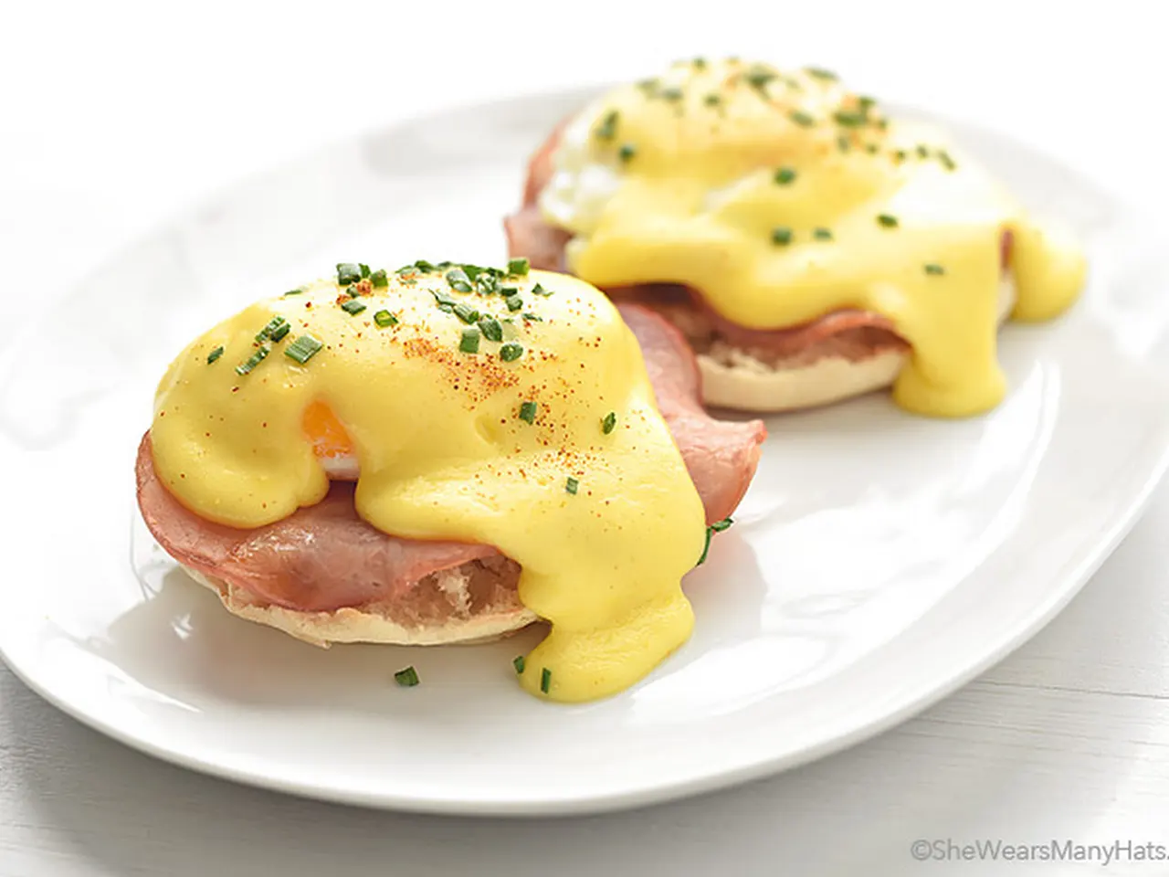 Marmite eggs benedict with waffles recipe