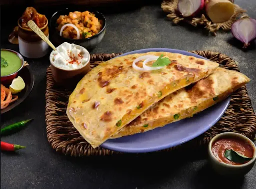 Kids Special Aloo Paneer Paratha