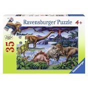 Xếp Hình Puzzle Dinosaur Playground Ravensburger Rv086139 (35 Mảnh Ghép)