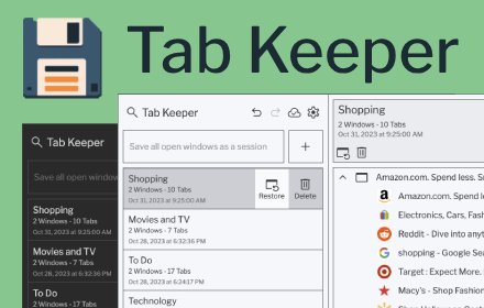 Tab Keeper - Chrome Tab Manager & Sync Tool small promo image