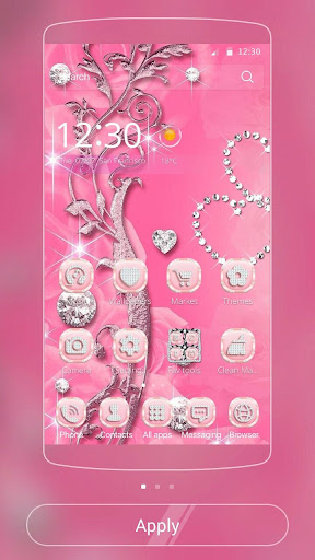 Pink Rose Diamond Theme