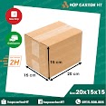 Hộp Carton Đóng Hàng 20X15X15 Đựng Giày Dép, Phụ Kiện Đồ Gia Dụng Giá Rẻ - Hộp Carton Ht