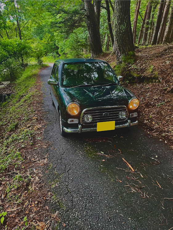 YUTOさんが投稿したミラジーノ L700s・ミラジーノのある生活・クルマキタナイ・緑・秋の気配に関するカスタム事例の投稿画像1枚目
