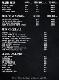 The Brew Lab menu 7