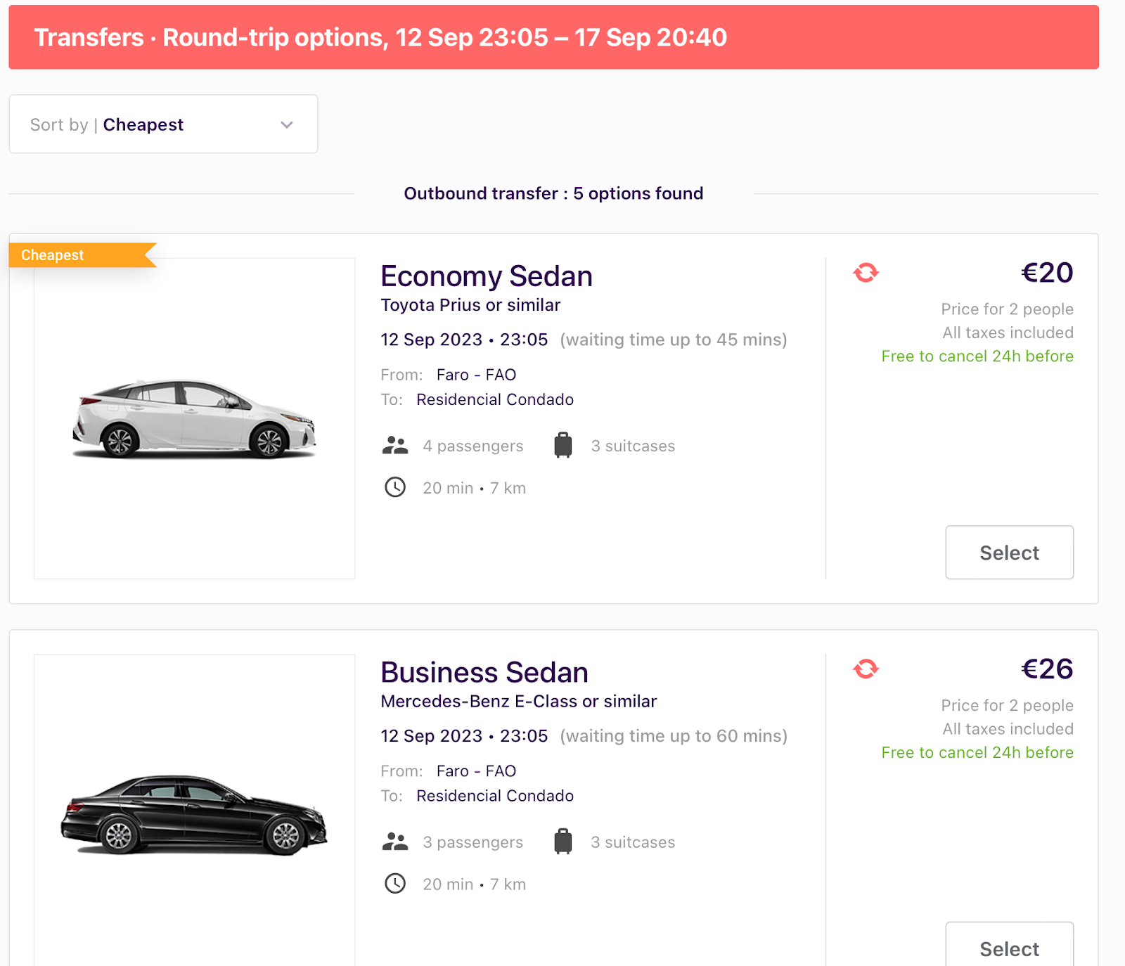 Booking your transfer options with Trazler is simple and efficient, rent your car now in a couple clicks! 