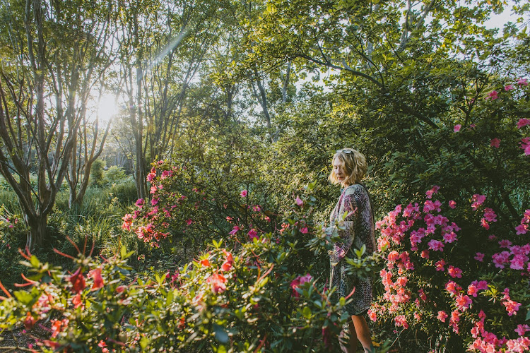 Bridget Hilton-Barber, whose family has owned the estate since 1904, in the cherished garden at Kings Walden.