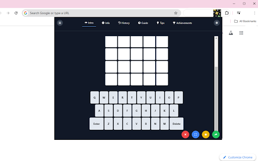 Wordle IO screenshot 2