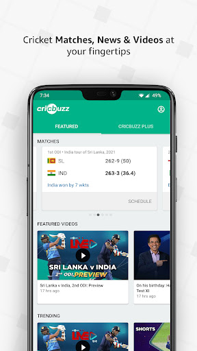 Screenshot Cricbuzz for Android TV