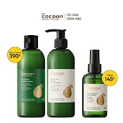 Special Combo Gội Xả Bưởi Không Sulfate Giảm Gãy Rụng Tóc Cocoon - Tặng 1 Nước Dưỡng Tóc Tinh Dầu Bưởi Cocoon 140Ml