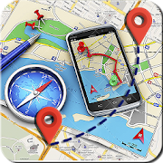 GPS Route Finder: Compass & Map Navigation  Icon