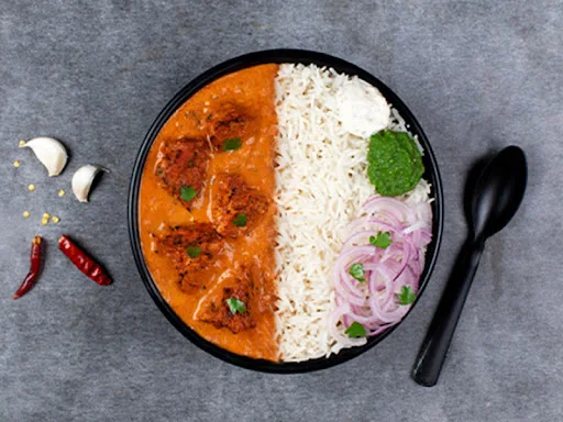 Butter Chicken With Rice (2 Pcs 500 Mls.)