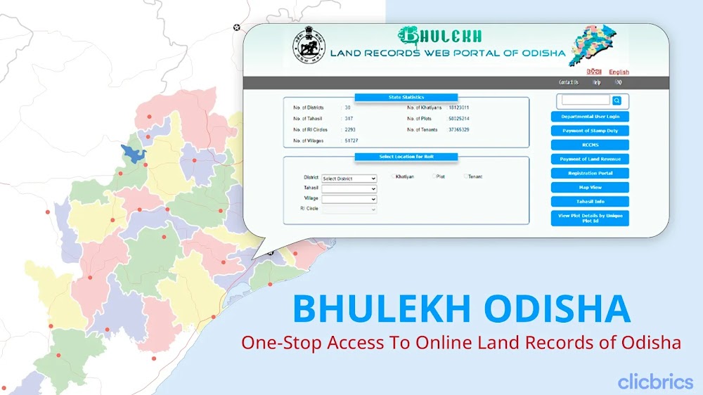 Bhulekh Odisha: An Online Access To Land Registry Records & Bhu Naksha