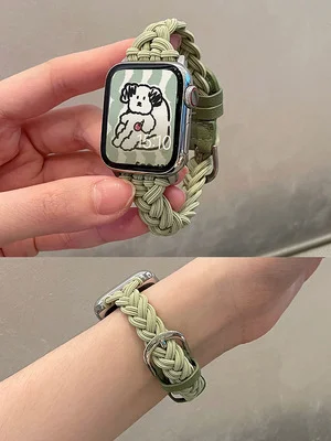 Elastische nylon geweven horlogeband, comfortabel en ademend. Perfect voor dagelijks gebruik en sport. Veilige en eenvoudige pasvorm, lichtgewicht.