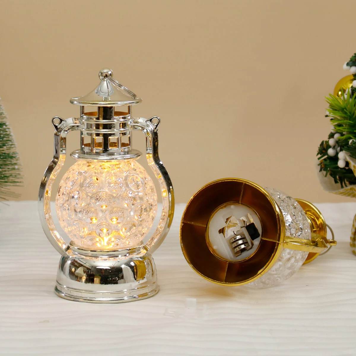 Title 6, Creatieve retro kleine olielamp LED decoratie, ...
