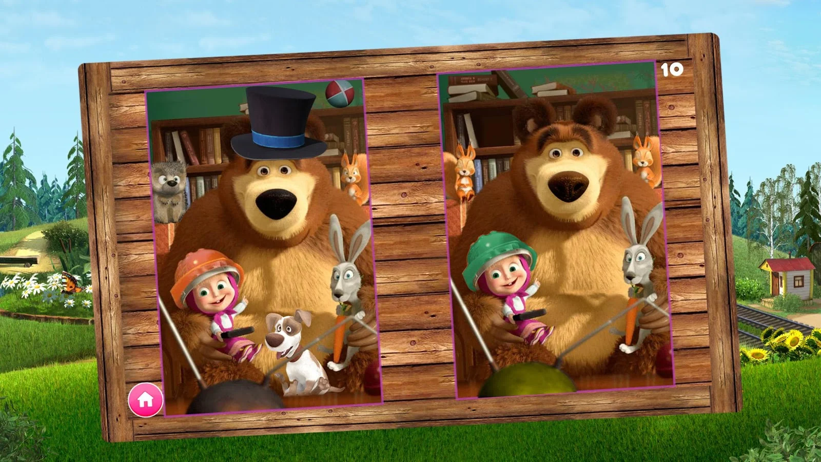   Masha and the Bear. Educational Games- 스크린샷 