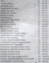 Swaad Family Dhaba menu 2