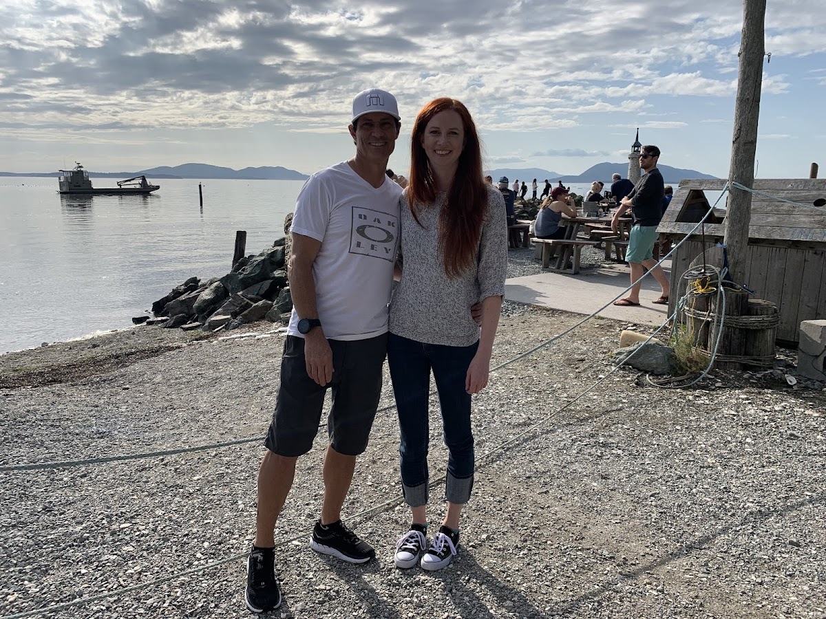 hanging out at the oyster farm