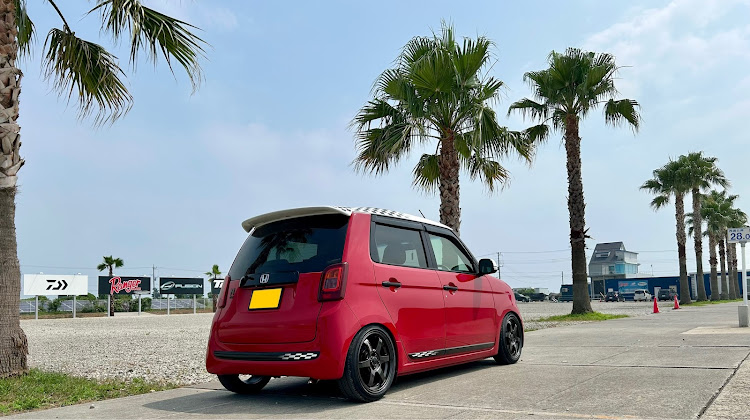 N-ONEの稲フォルニア・ボルクレーシングTE37SONIC・16インチ・6.5J・7月もよろしくお願いしますに関するカスタム事例の投稿画像3枚目