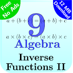 Cover Image of Descargar Algebra Tutorial 9: Inverse Functions II 1.0.2 APK