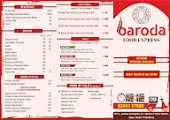 Baroda Food Express menu 2