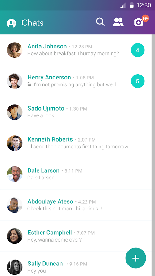 Android application Olla screenshort