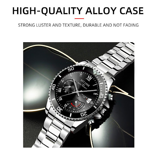 Title 15, Waterproof Green Submariner Fashion Steel Lumin...