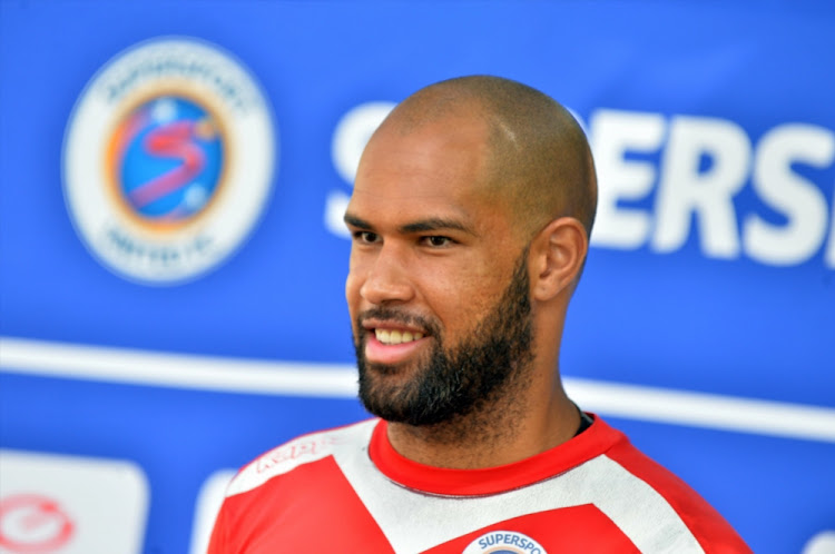 Reyaad Pieterse during the SuperSport United media open day at Meggawatt Park on January 25, 2018 in Johannesburg.