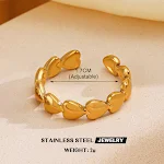 Golden Love Ring 3