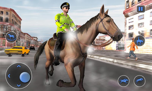 Screenshot Mounted Horse Cop Chase Arrest