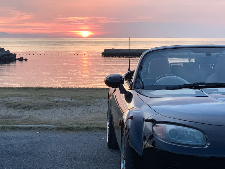 ロードスターの夕陽と愛車・トゥクトゥク・ぱぱいや号スクランブル発進！・淡路島へようこそ♪(^○^)・孫もりミッションに関するカスタム事例の投稿画像15枚目