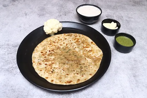 2 Gobhi Paratha With Dahi