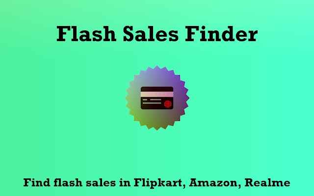 Flash Sales Finder chrome extension