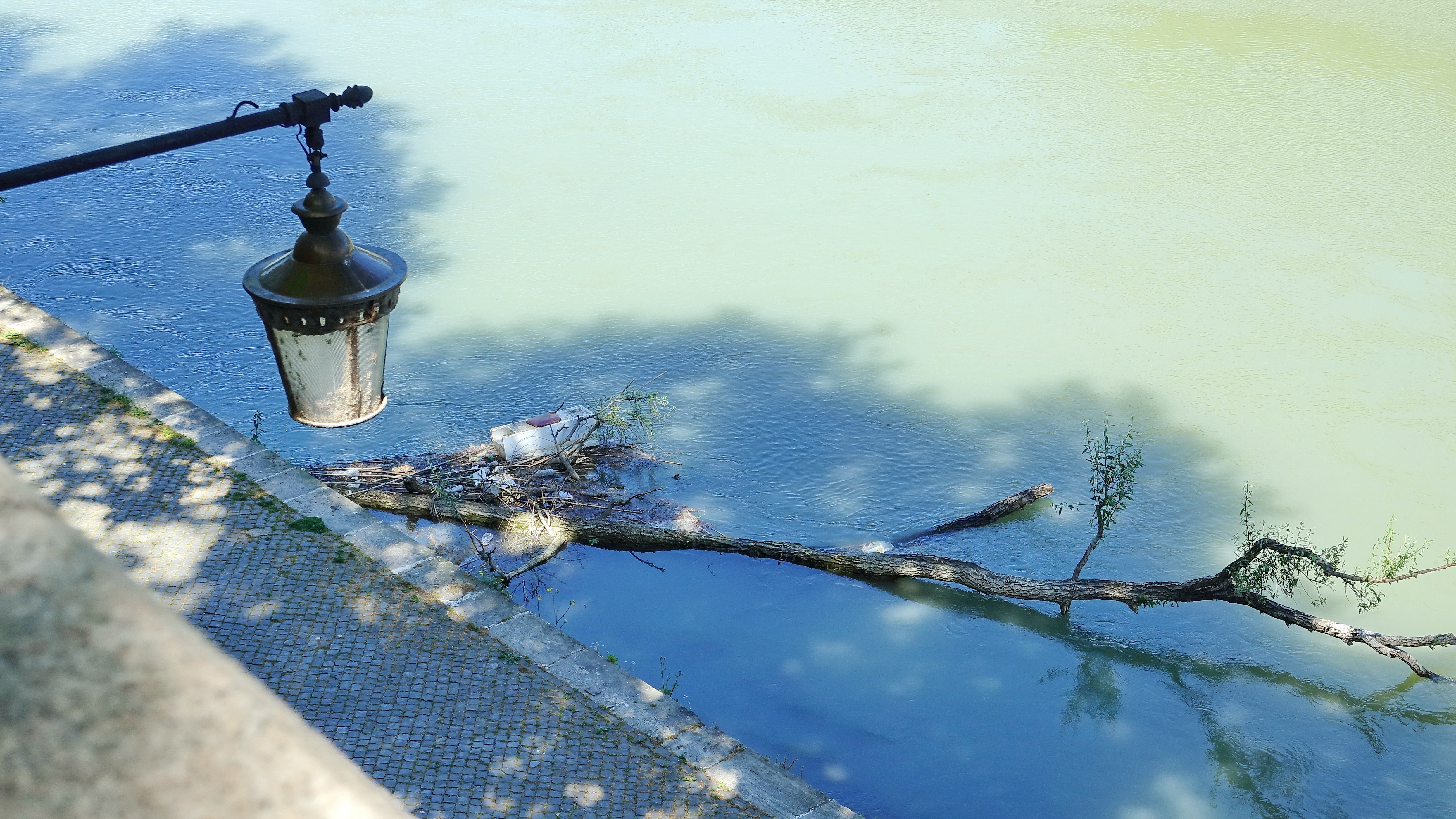 Lampione sul Tevere di Luciano Tronati