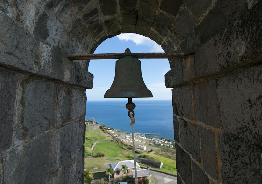 Bell at Brimstone Hill in St. Kitts, the largest and best preserved fortress in the Caribbean.