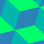 Blue Green Cubes HD Wallpaper Tab Theme