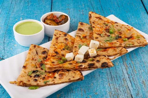 Paneer Onion Paratha Combo