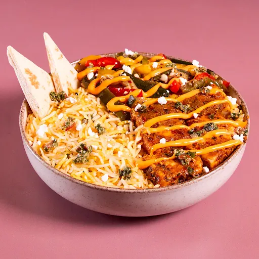 Harissa Paneer Rice Bowl