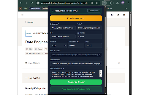 JobTracker Clipper screenshot 4
